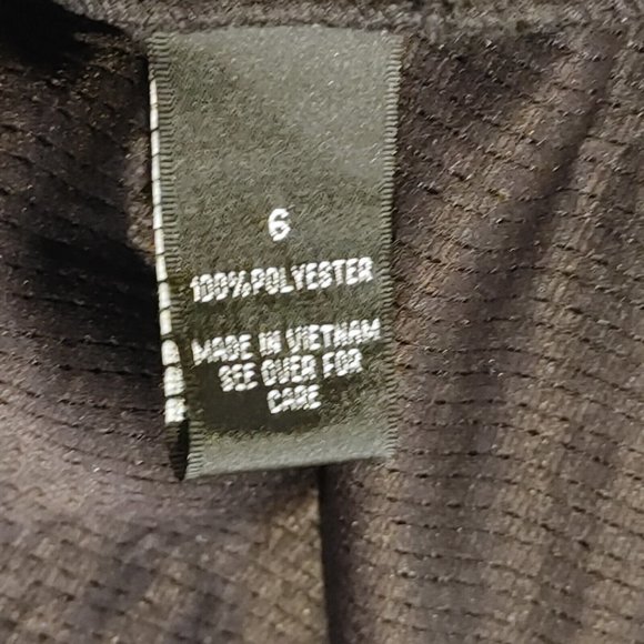 Alyx Dress Women's Size 6 Black with Silver Sparkle Fit & Flare Dress - Picture 8 of 12